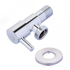 Кран угловой Tim 1/2"х3/4" НР-НР с отражателем